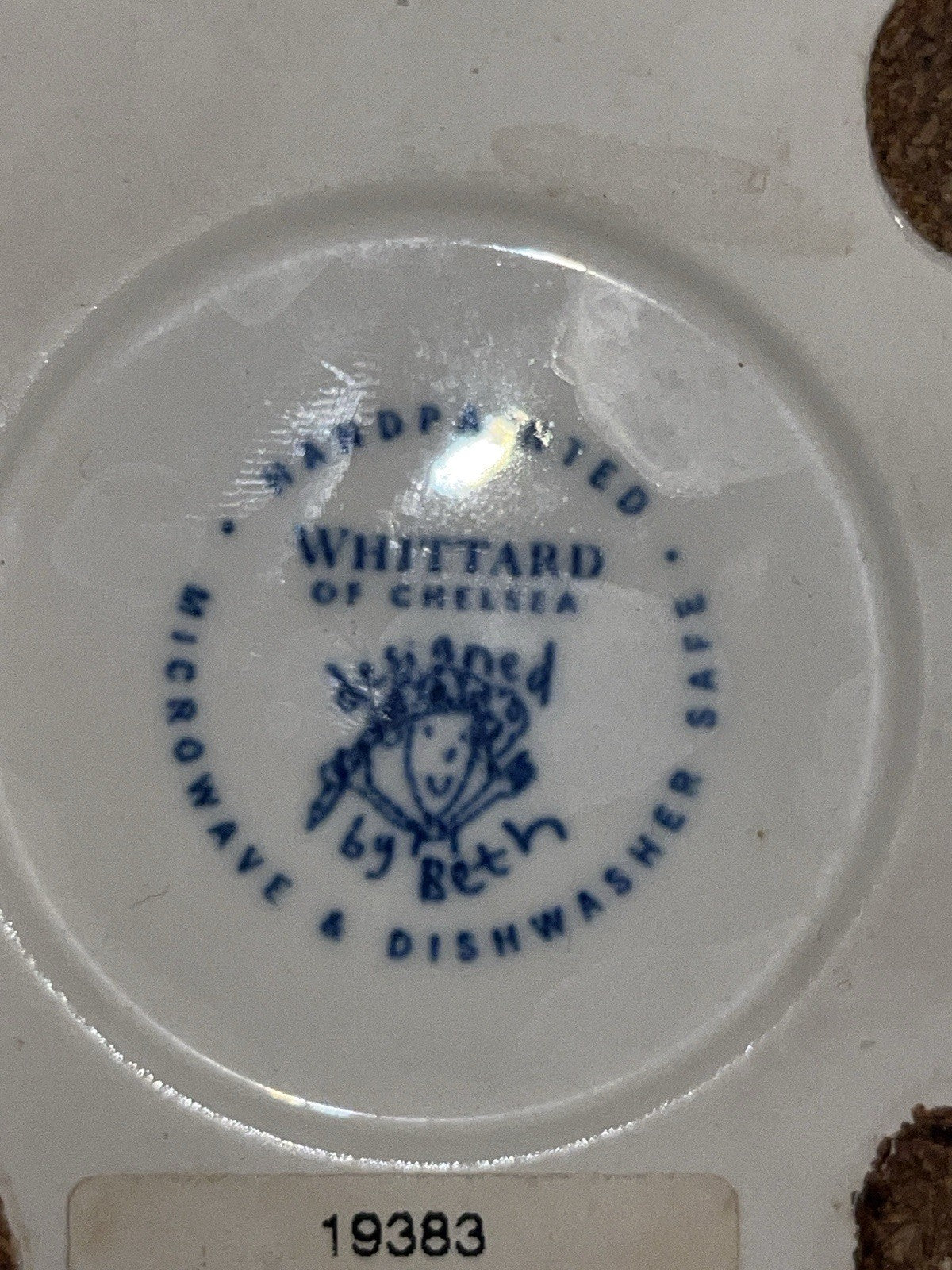 Whittard of Chelsea by Beth London Town on the Underground Hand Painted Coaster