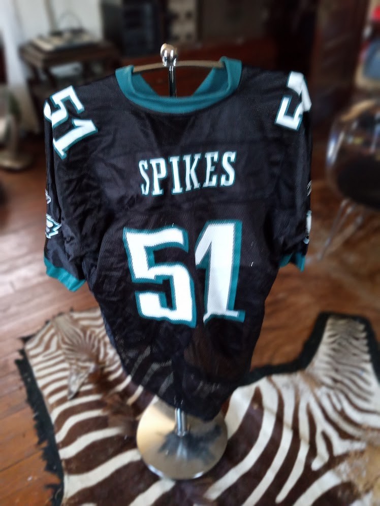 Philadelphia Eagles Takeo Spikes #51 Jersey XL — Reebok AUTHENTIC — NFL Equipmen