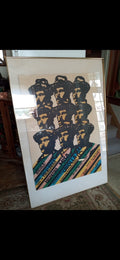 ARGENTINEAN FOLKLORE MUSIC FESTIVAL 1967 German A0 concert poster GUNTHER KIESER