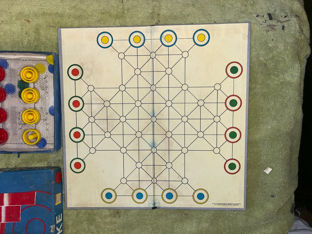 Troke Castle Checkers Selchow & Richter Sel-Right - Vintage 1961 Complete