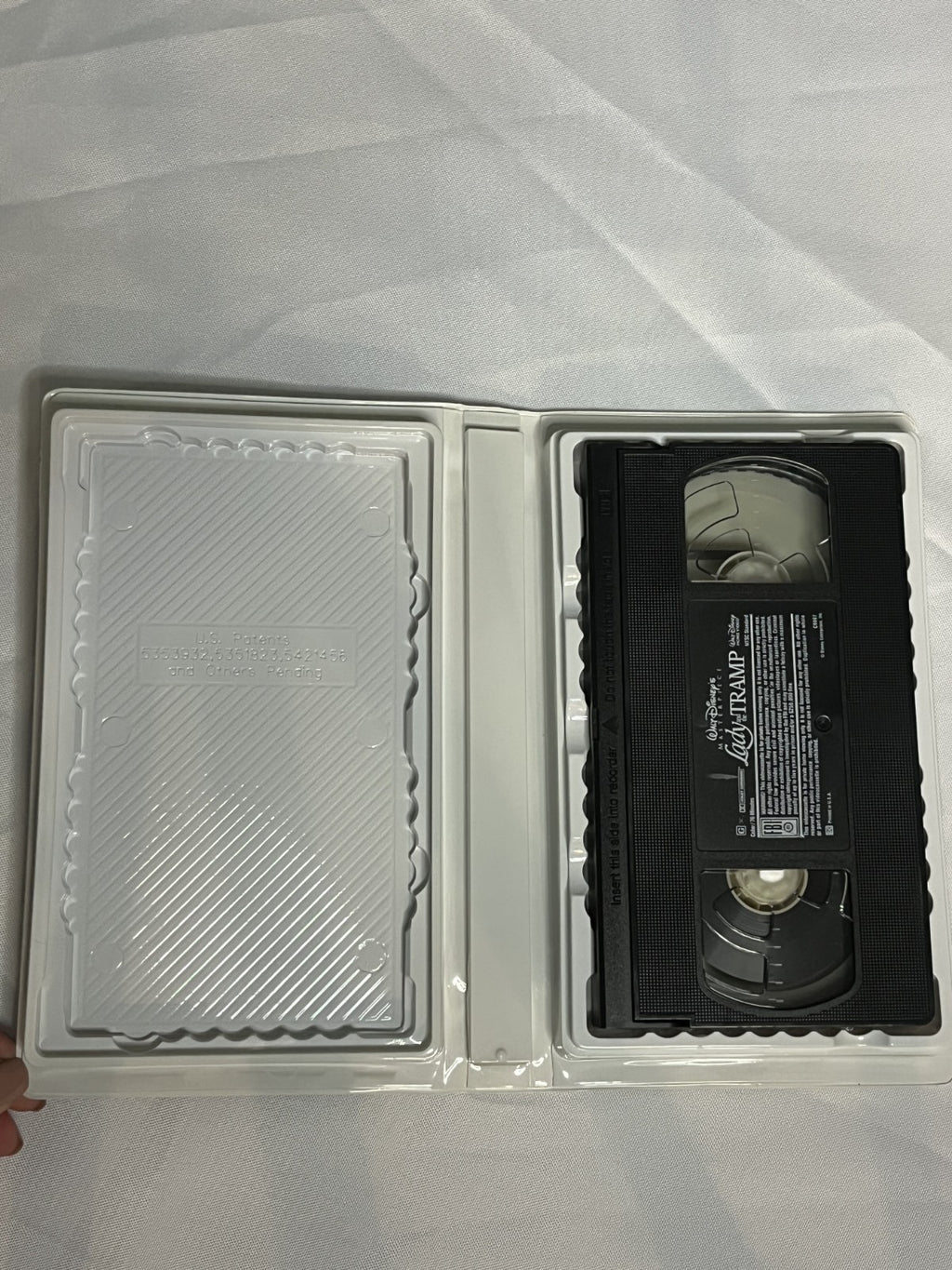 Lady And The Tramp VHS Tape Original Inserts Walt Disney Masterpiece