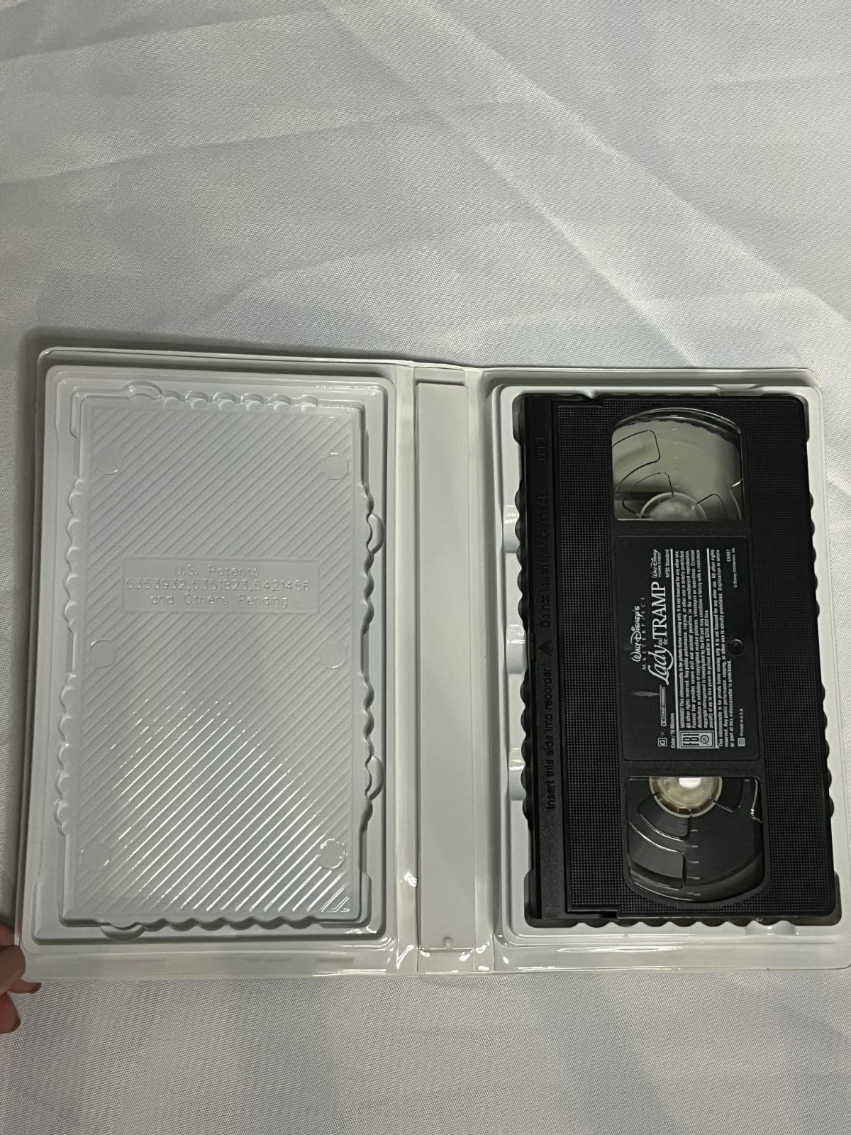 Lady And The Tramp VHS Tape Original Inserts Walt Disney Masterpiece