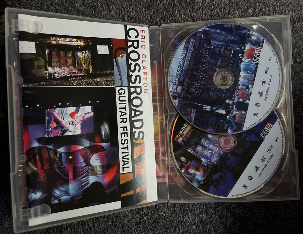 Eric Clapton Crossroads Guitar Festival 2 Disc DVD 2004 Live At The Cotton Bowl