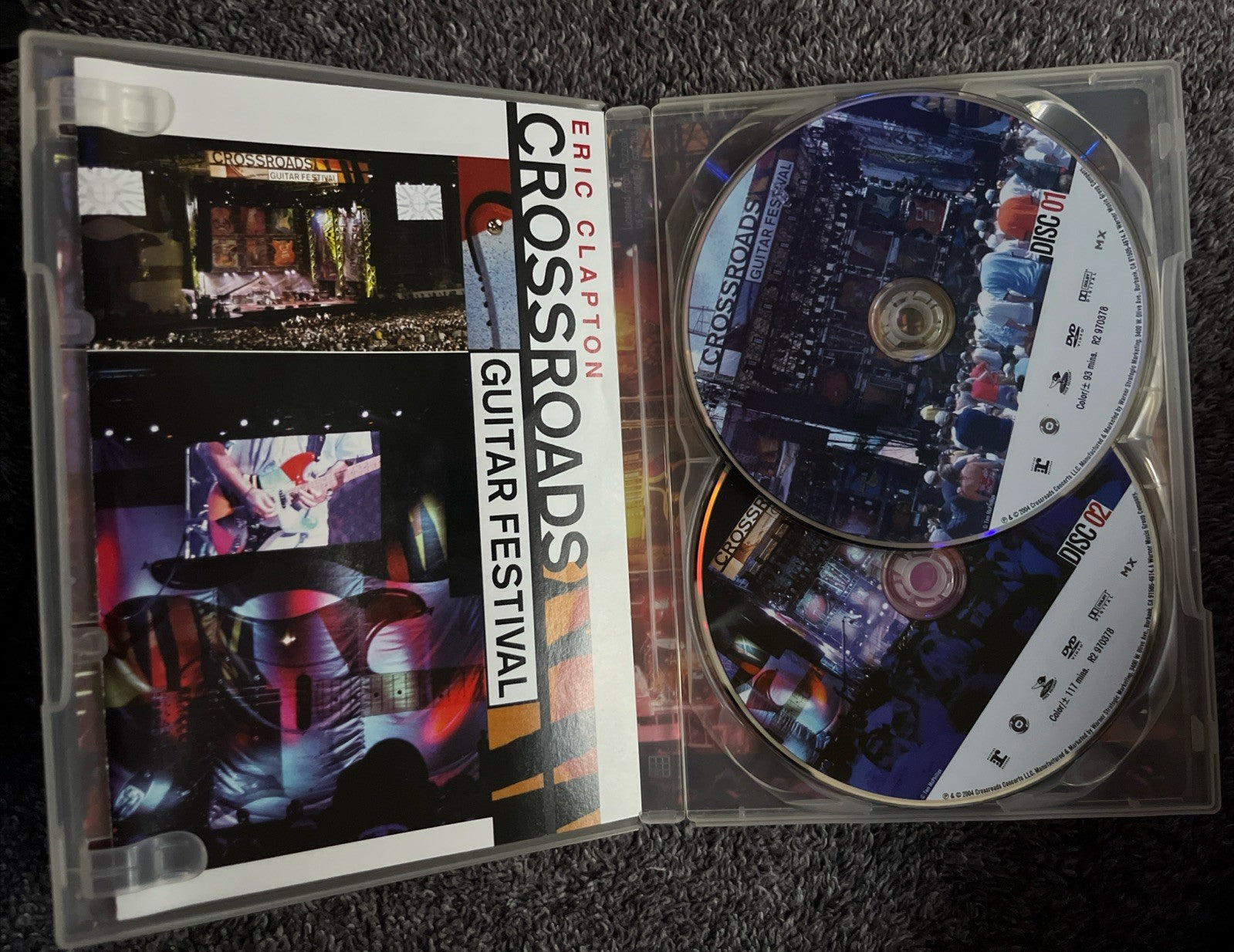 Eric Clapton Crossroads Guitar Festival 2 Disc DVD 2004 Live At The Cotton Bowl