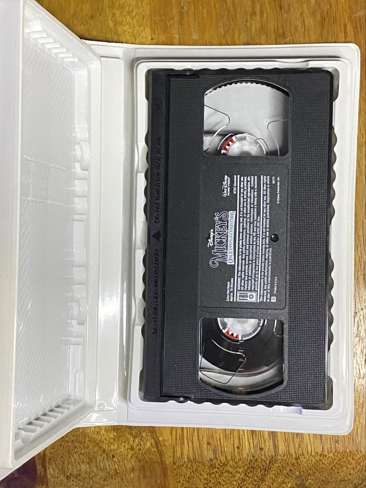 Disney's Mickey's Once Upon a Christmas VHS W/ Original Inserts