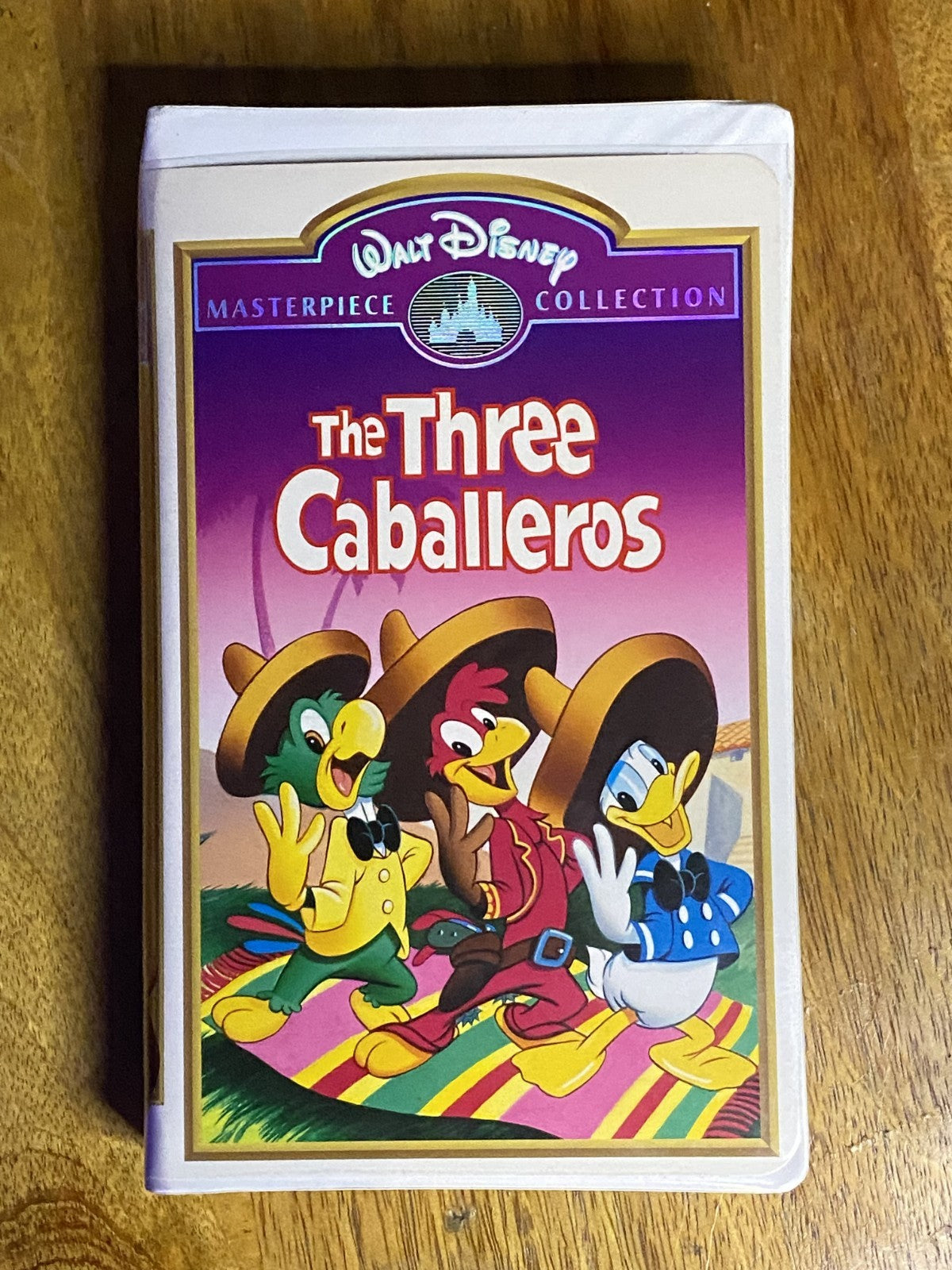 Walt Disney's The Three Caballeros VHS W/ Original Inserts