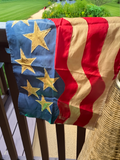 July 4th USA Flag Red White Blue Banner flag 37" H × 29" W