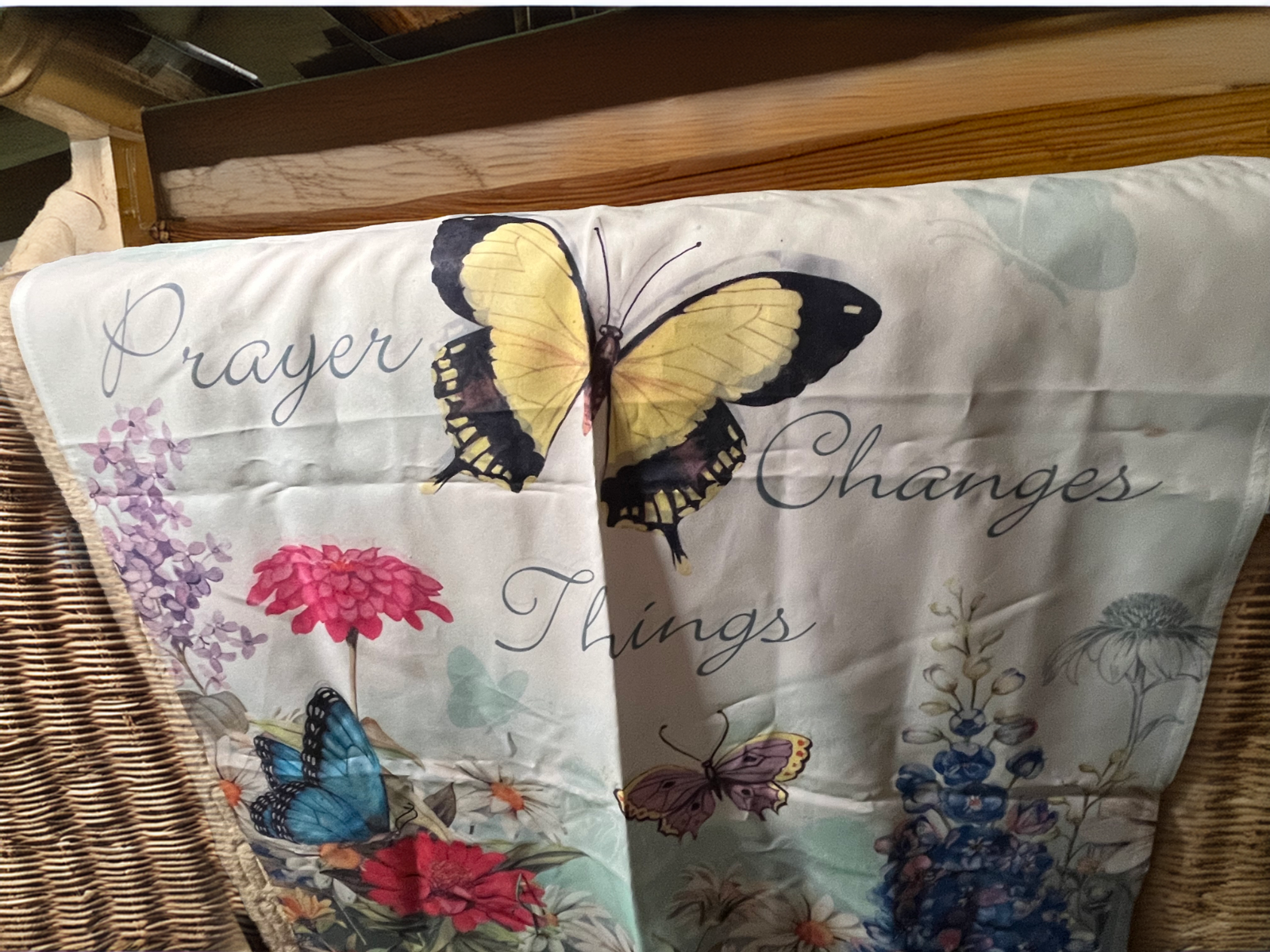 Prayer Changes Things Garden Flag