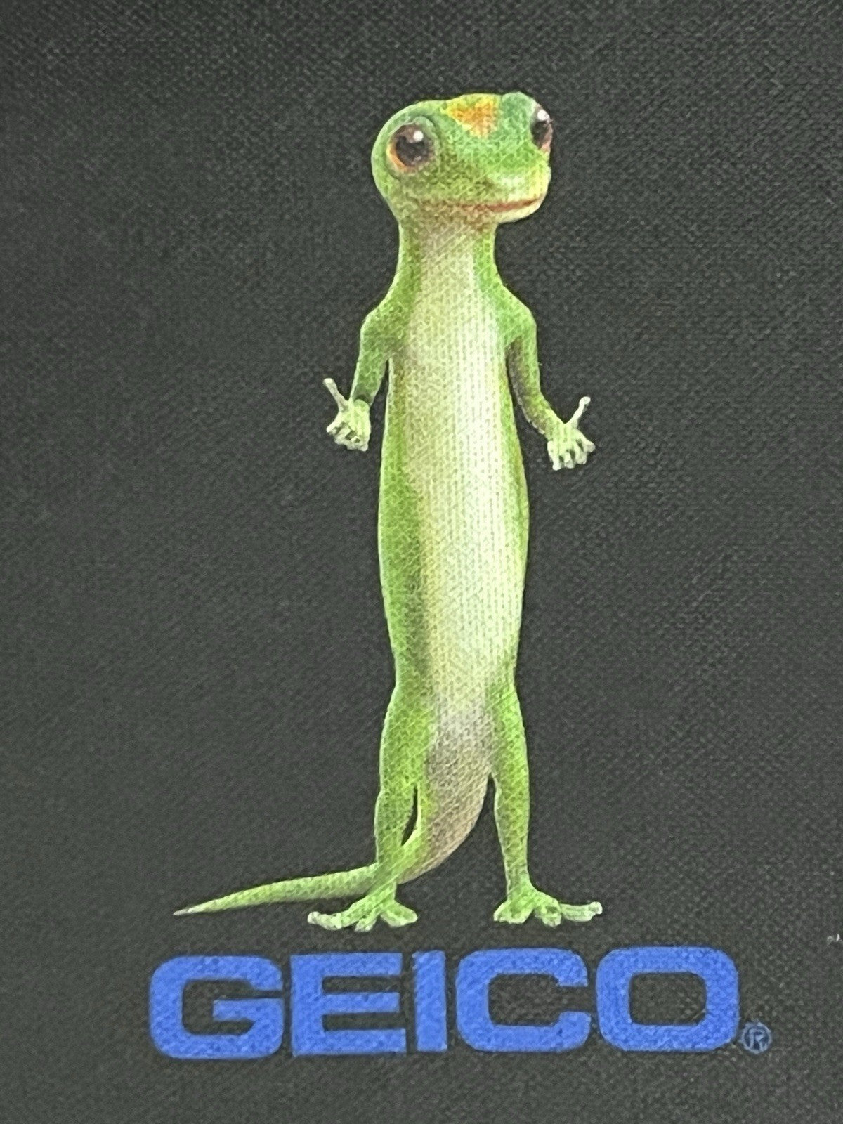 Can/Bottle Koozie W/ Geico Gecko To Save Your Drink In 15 Minutes Or Less- New!