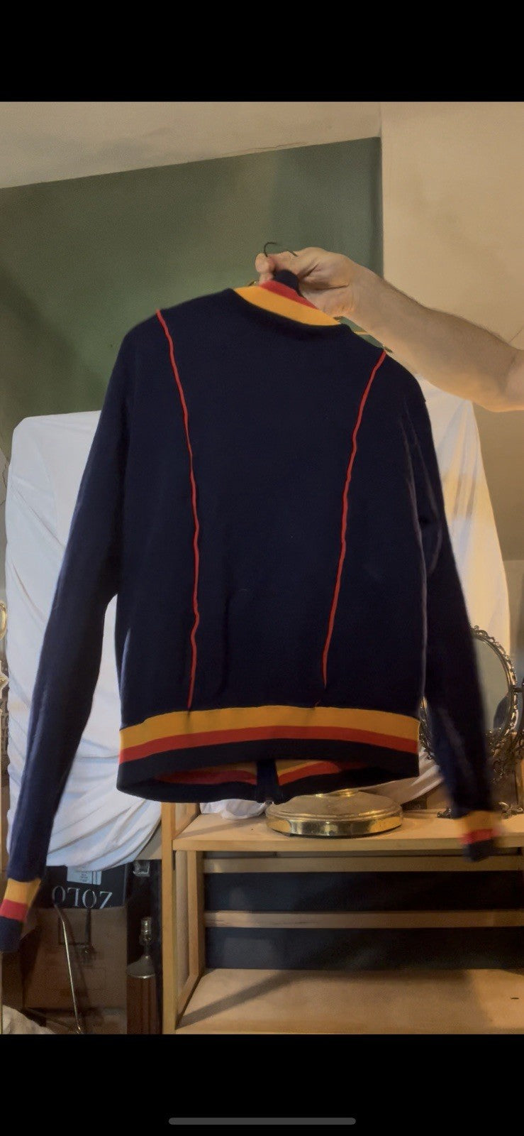 Vintage 70s Track Jacket From Korea Medium Royal Brigade Awesome Colors