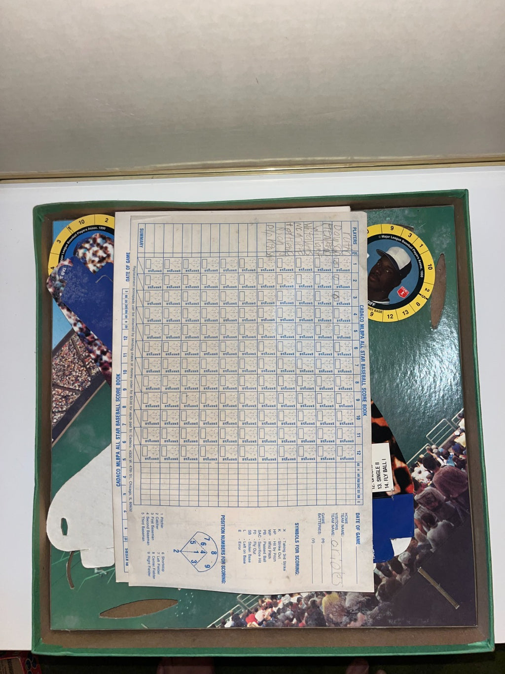 Vintage 1989 MLB All-Star Baseball Game Cadaco No. 283 COMPLETE 62 Player Discs