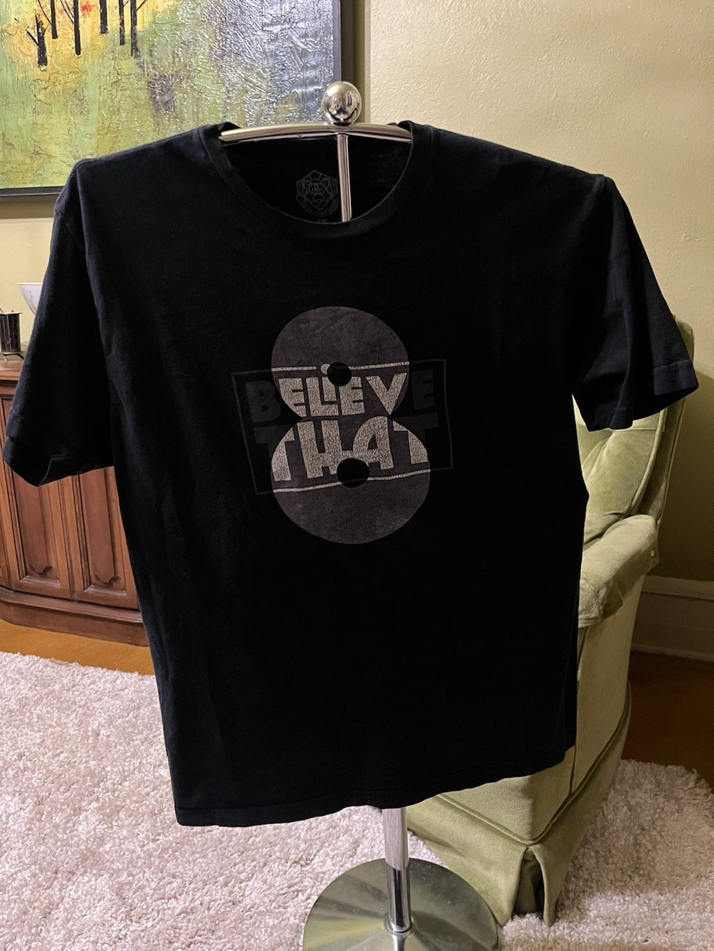 Vintage Lamar Jackson Era 8 Retired Style “Believe That” T - Shirt Large