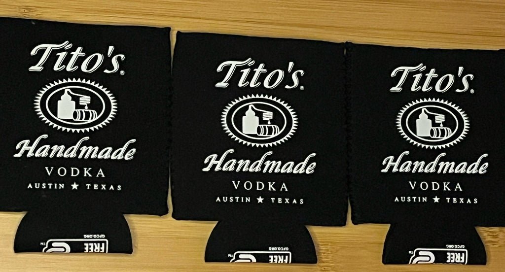 KOOZIES 3 Pack " I'D RATHER BE DRINKING TITOS"- Austin Texas Born And Raised