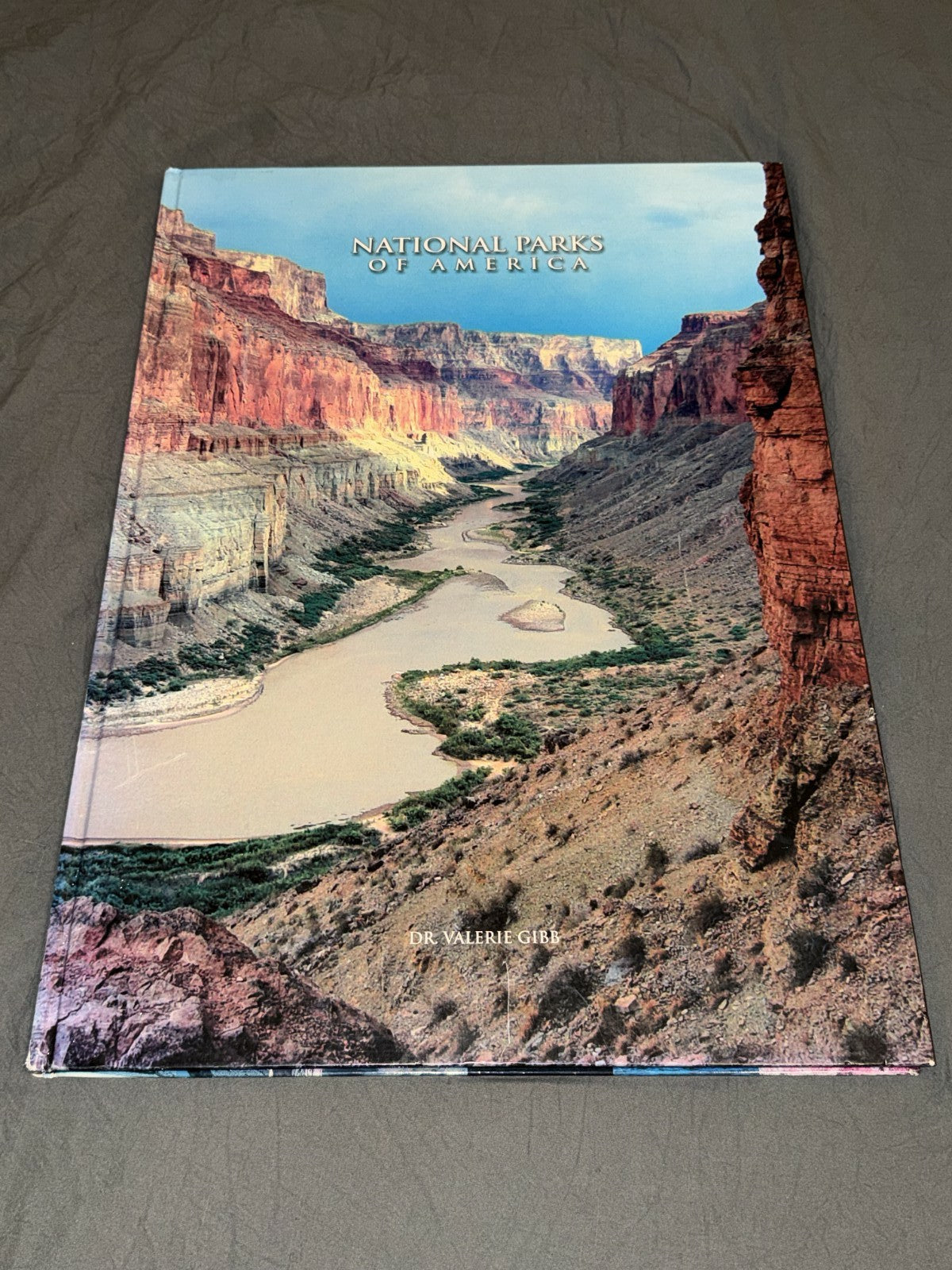 National Parks of America by Dr. Valerie Gibb Super Large Hardcover Book RARE