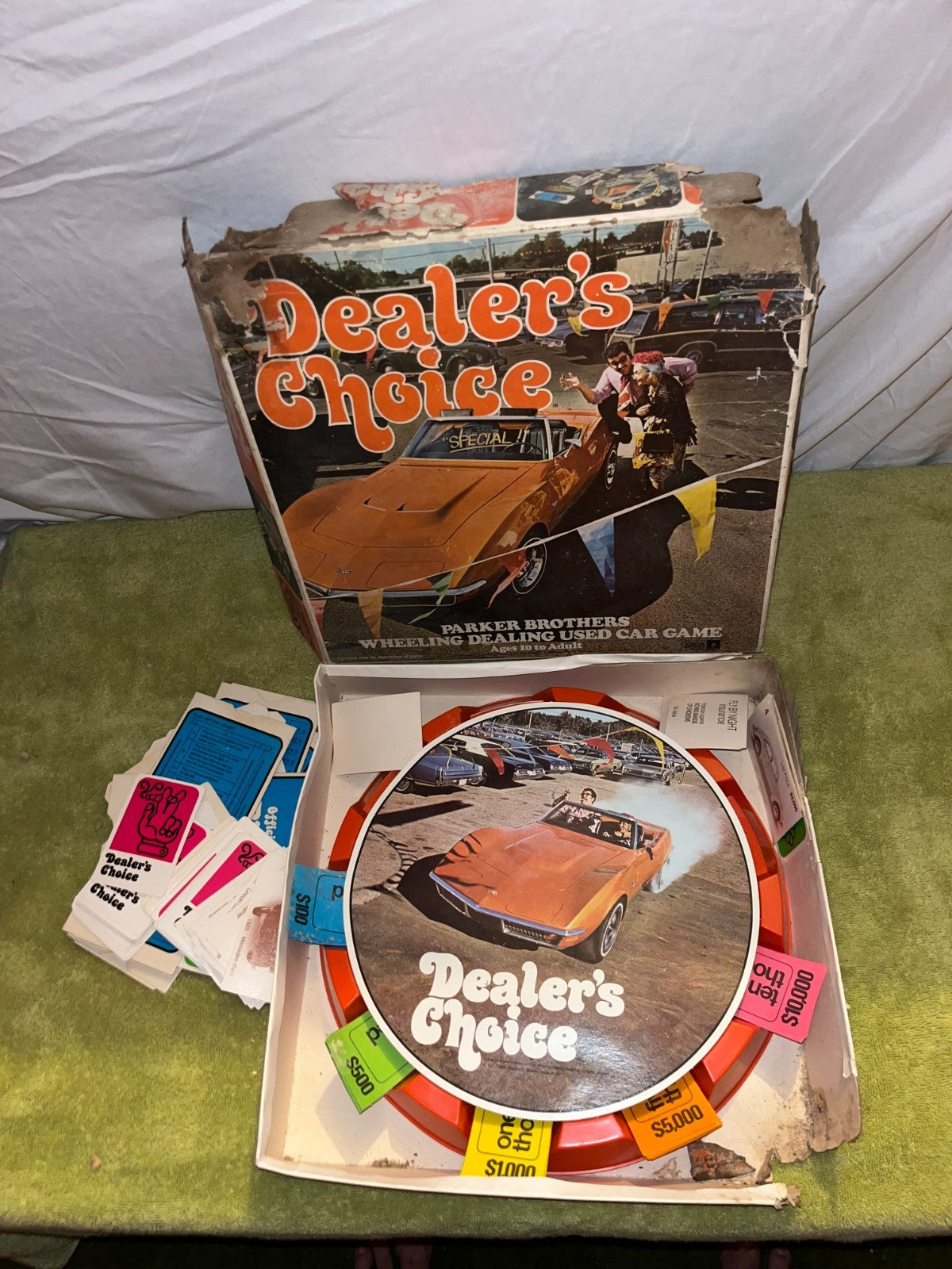 Dealer's Choice Wheeling Dealing Used Car Game by Parker Bros As is