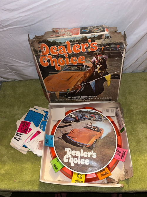 Dealer's Choice Wheeling Dealing Used Car Game by Parker Bros As is