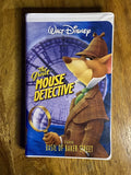 Walt Disneys The Adventures of the Great Mouse Detective VHS w/ Original Inserts