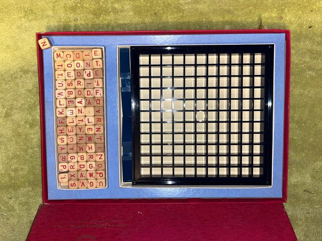 VTG 1966 Scrabble Brand RSVP Three-Dimensional Crossword Game
