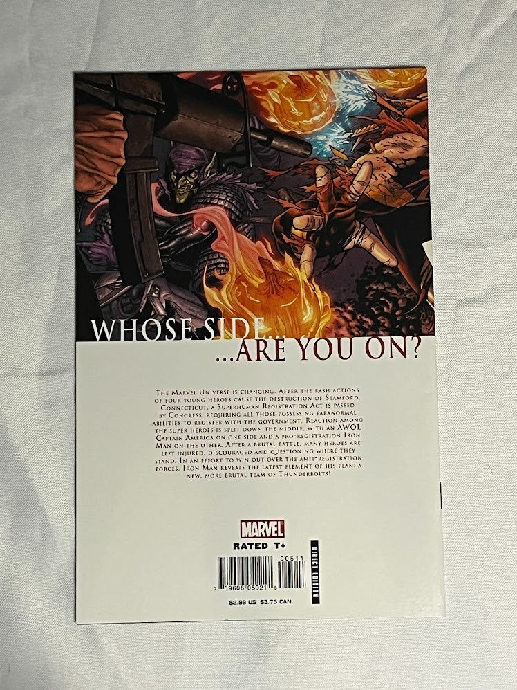 CIVIL WAR #5 / 1ST PRINT / MILLAR / MCNIVEN / CAPTAIN AMERICA / IRON MAN / THOR