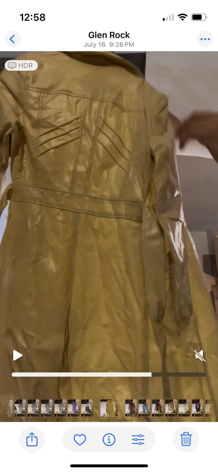 Vintage Korean Yellow Trench Coat Size 12 Mou Cameo Coats NYC With Tag