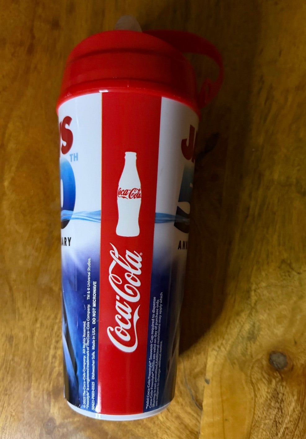 Universal Studios Jaws 50th Anniversary Souvenir Cup Coca Cola