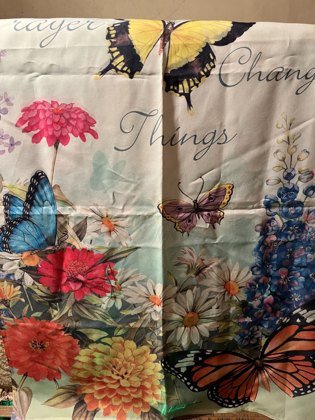 Prayer Changes Things Garden Flag