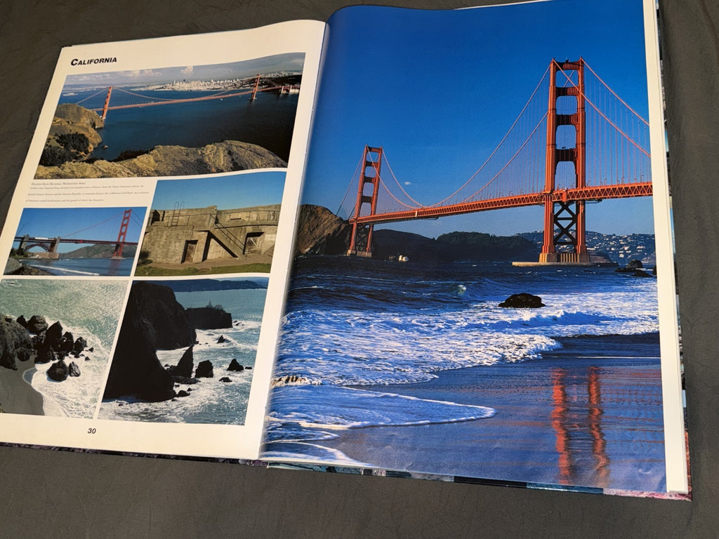 National Parks of America by Dr. Valerie Gibb Super Large Hardcover Book RARE