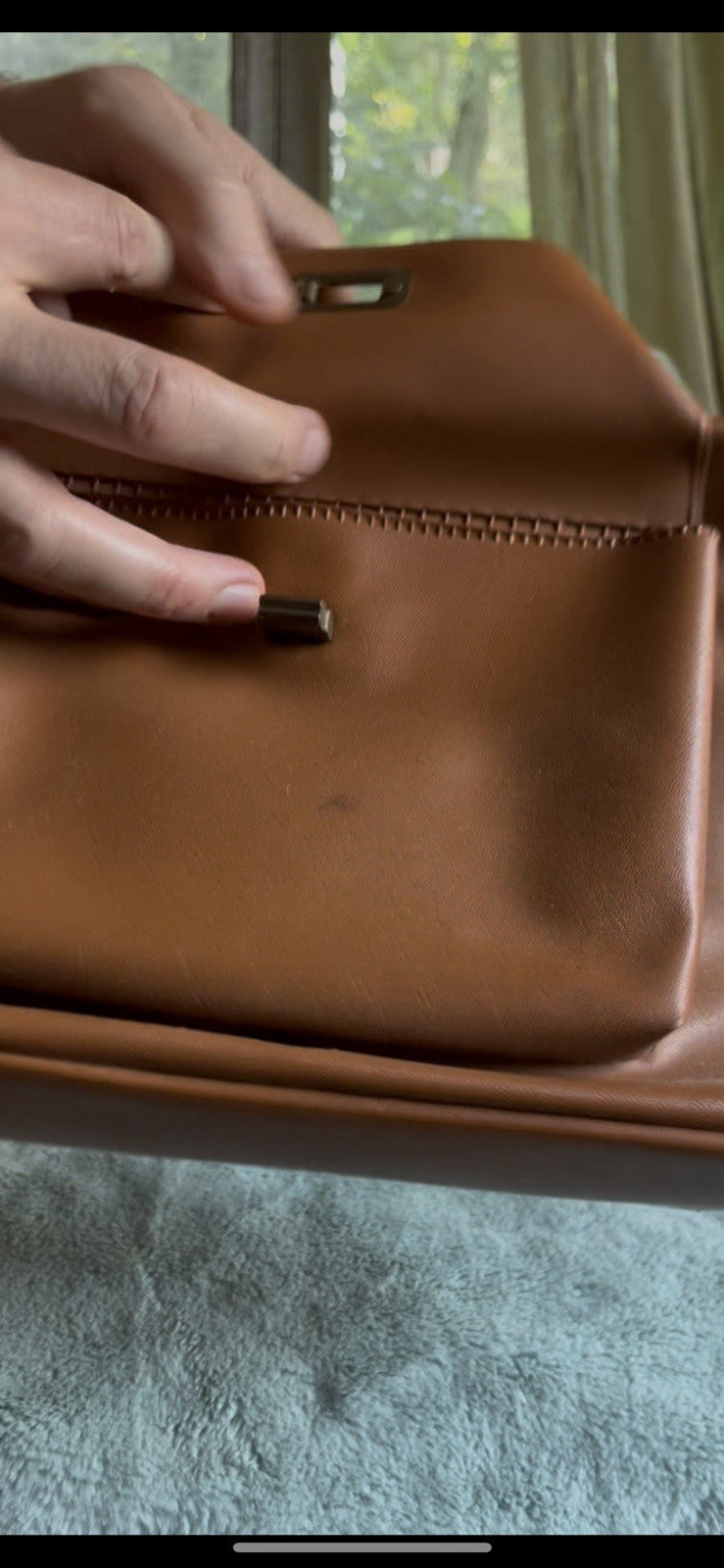 Vintage Faux Leather Women’s Camera Bag