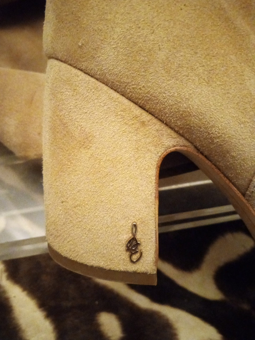 Sam Edelman Tan  Calf High Suede Boots Size 8