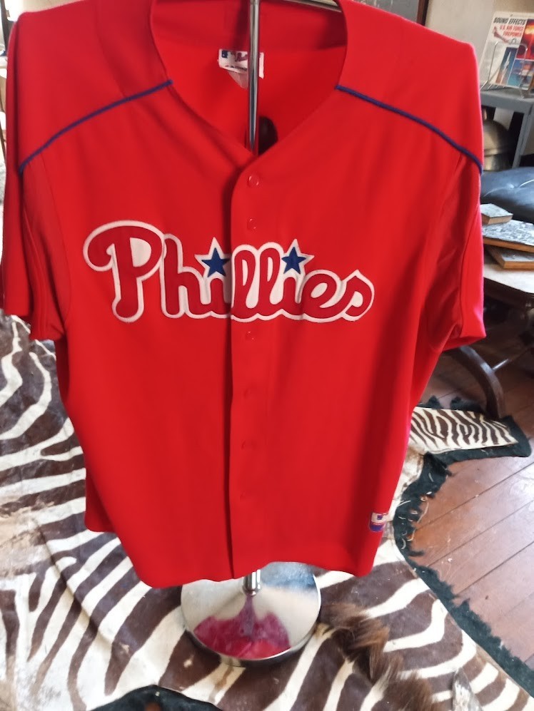 Philadelphia Phillies Jersey 3XL — Majestic Authentic Collection — Red Alternate