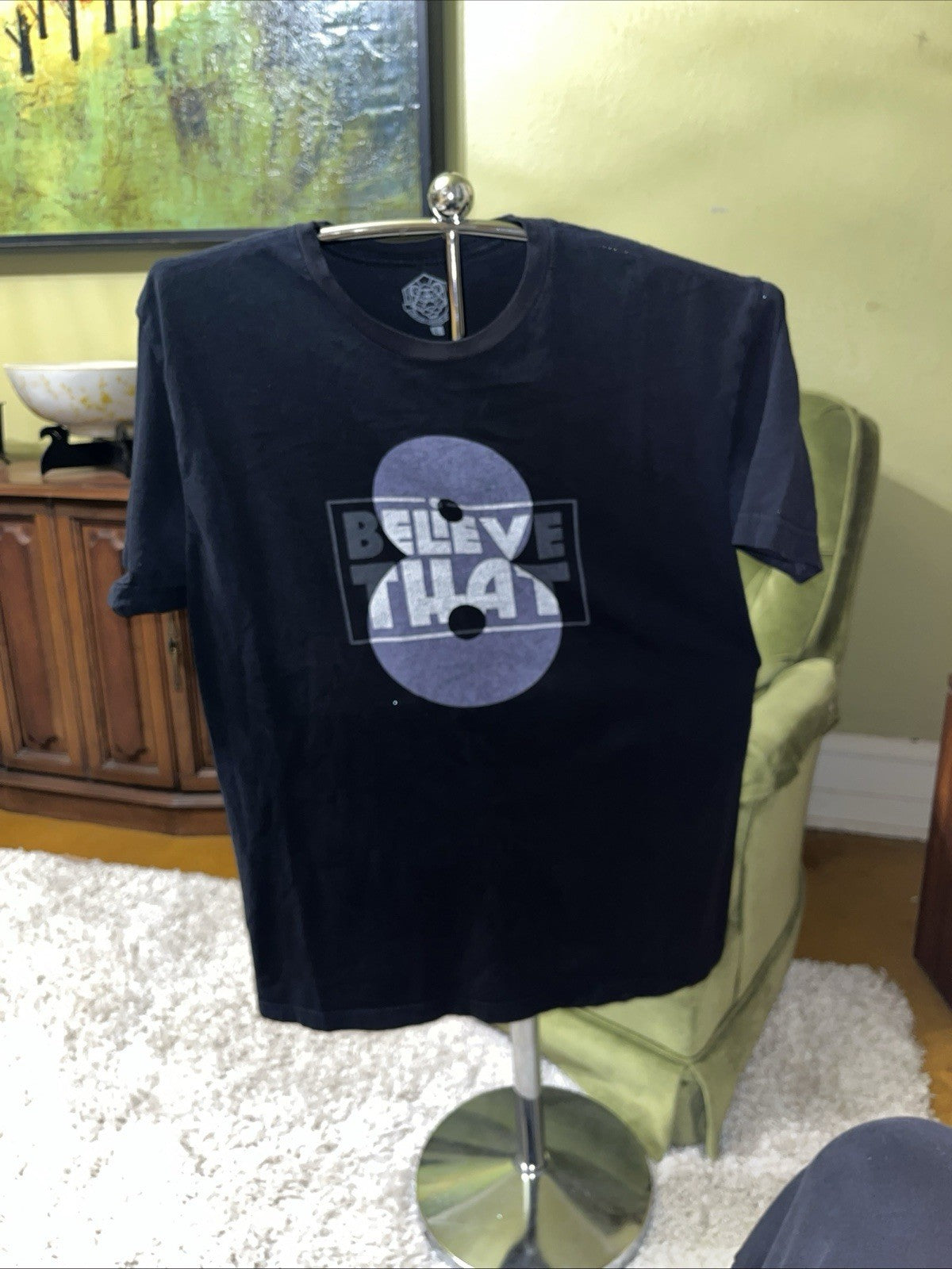Vintage Lamar Jackson Era 8 Retired Style “Believe That” T - Shirt Large