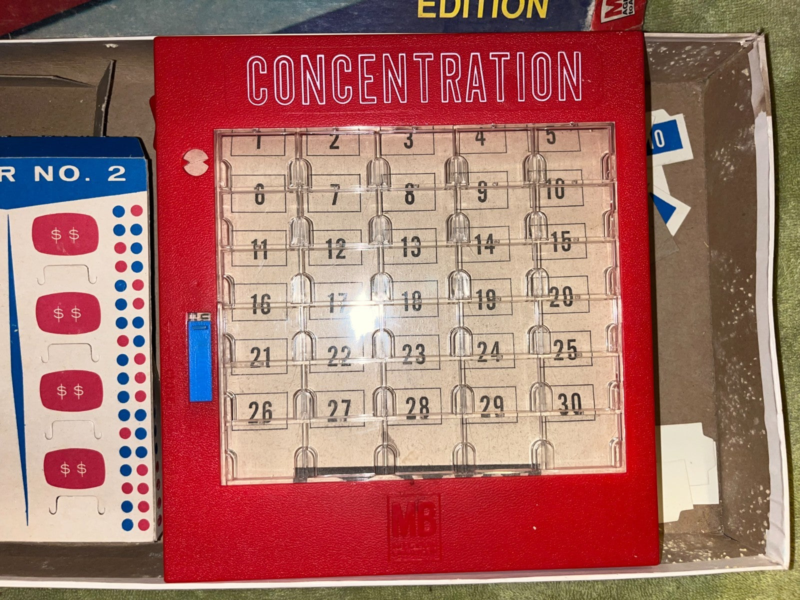 Vintage Concentration game (1972) 16th edition puzzle