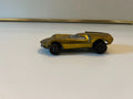 Vintage Mattel Hot Wheels Redline 1968 Turbofire Gold USA and medallion