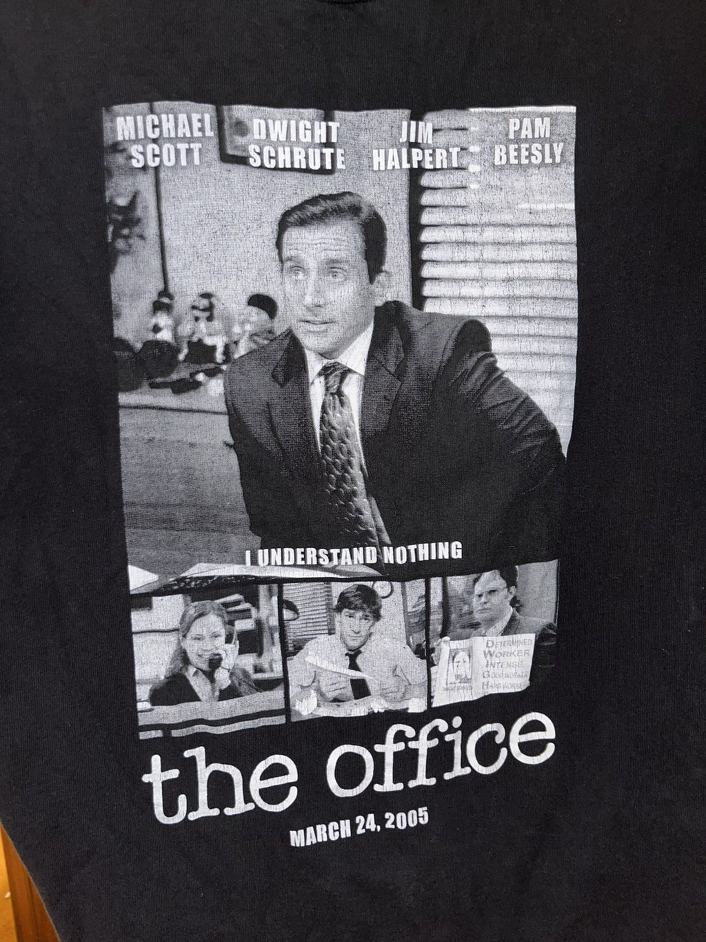 VINTAGE THE OFFICE T SHIRT..SIZE Large ..MICHAEL SCOTT 2005