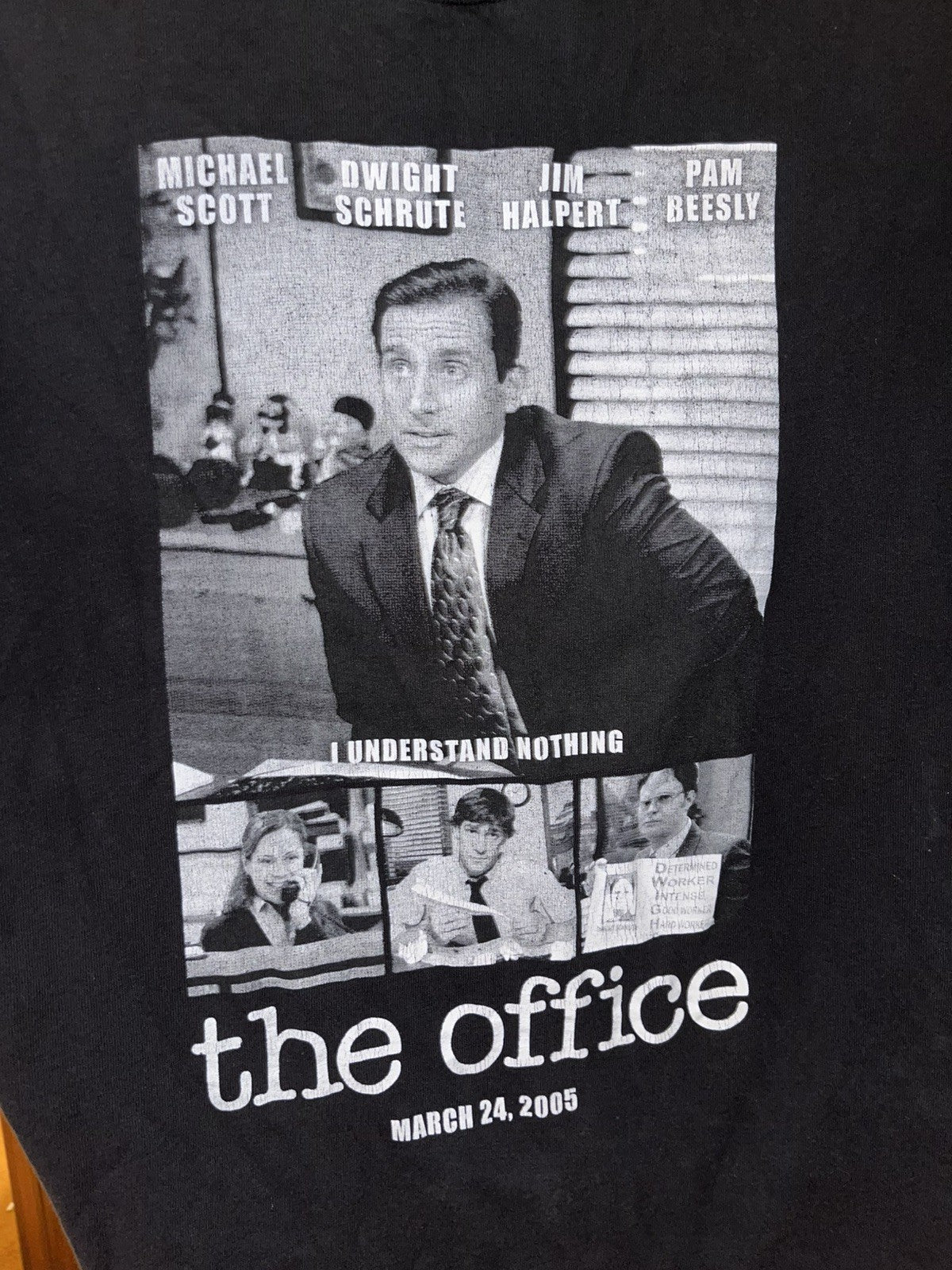 VINTAGE THE OFFICE T SHIRT..SIZE Large ..MICHAEL SCOTT 2005