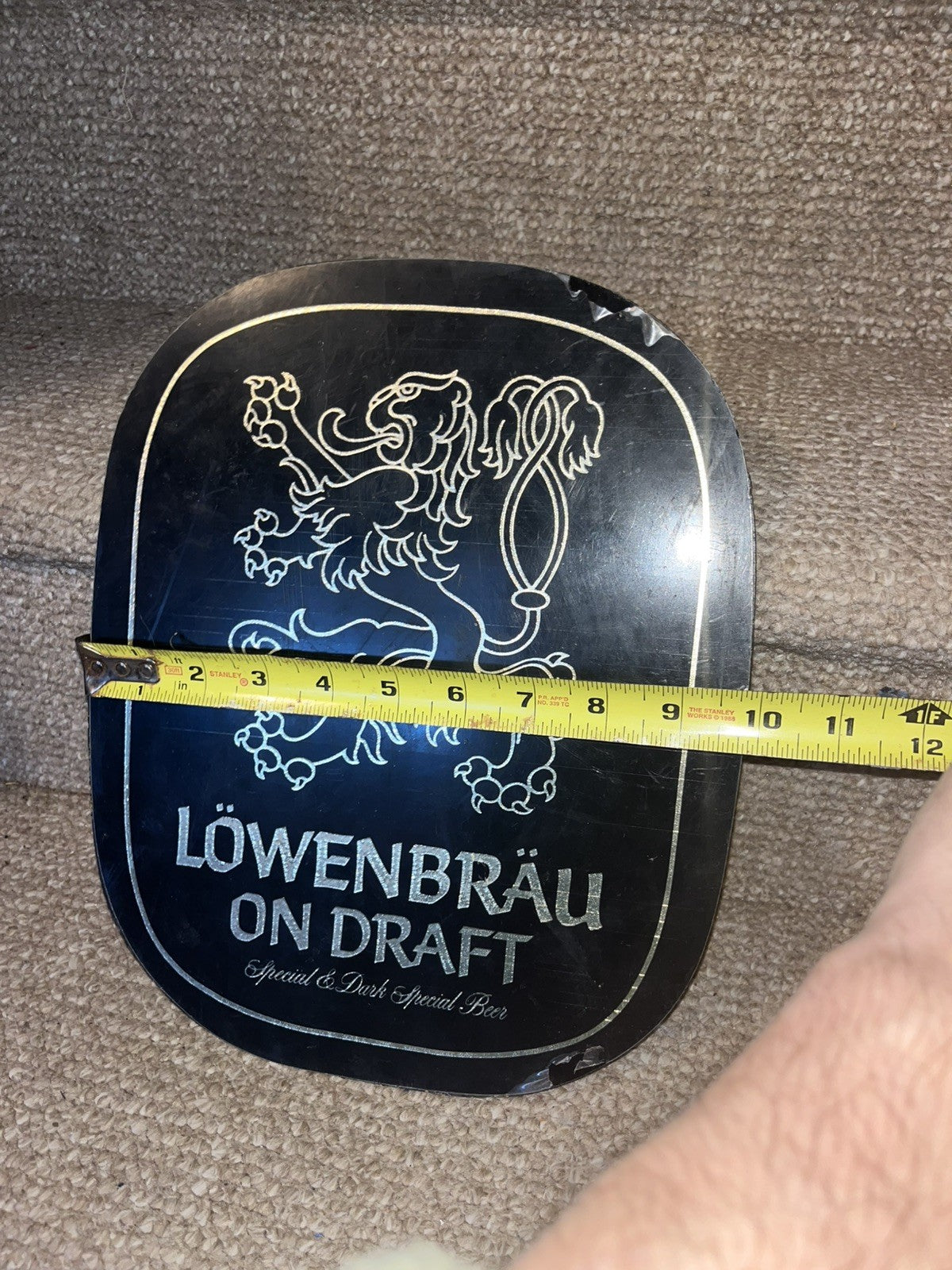 Vintage 1979 Lowenbrau Special & Dark Beer Sign Ad Wall Decor NOS