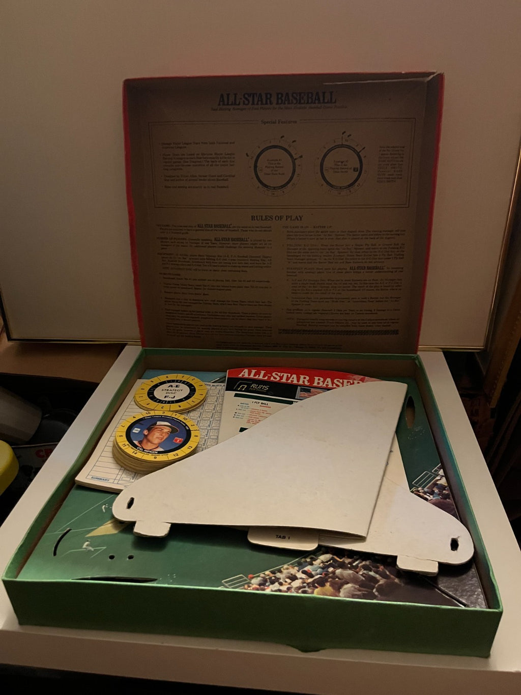 Vintage 1989 MLB All-Star Baseball Game Cadaco No. 283 COMPLETE 62 Player Discs