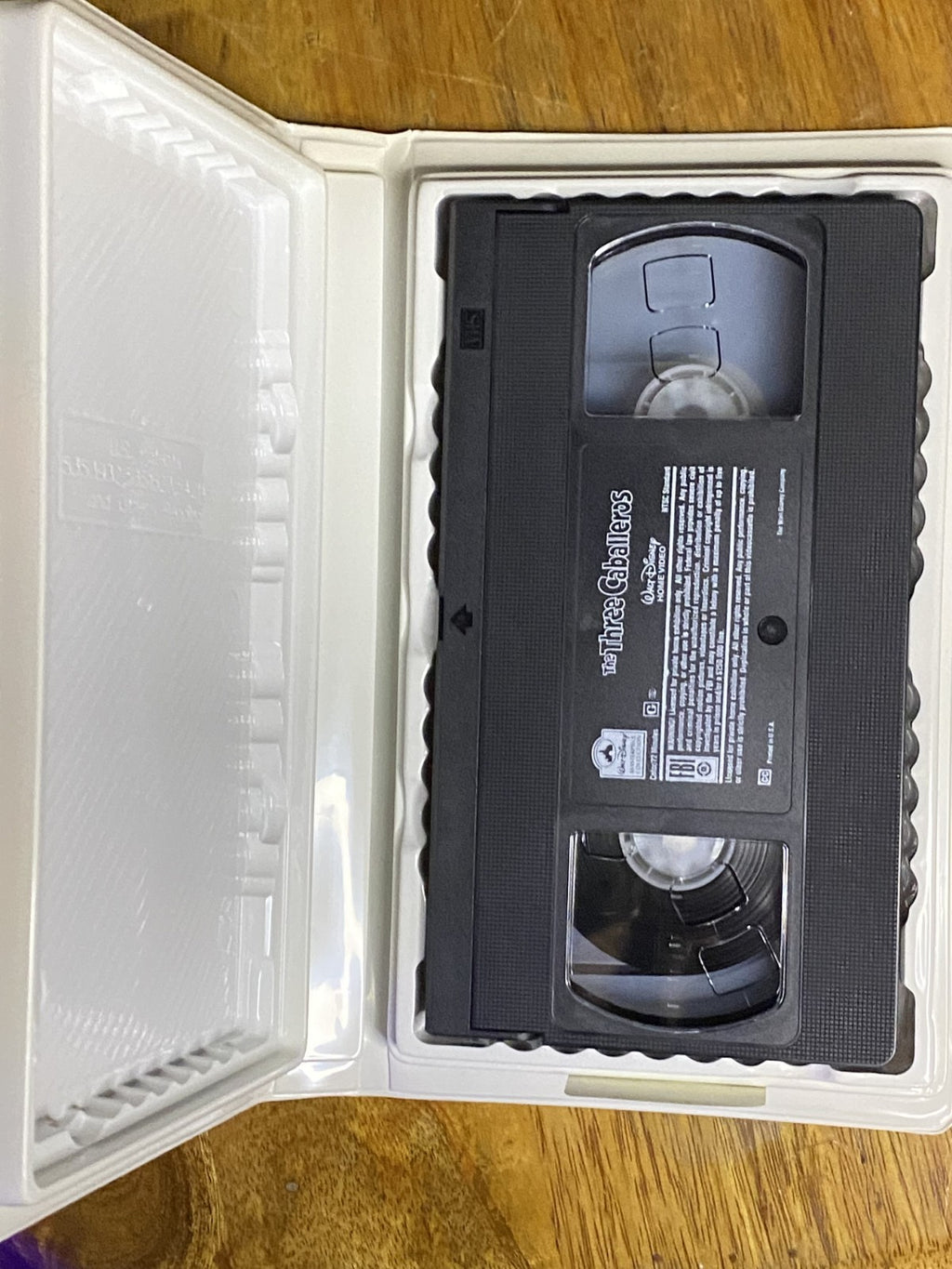 Walt Disney's The Three Caballeros VHS W/ Original Inserts