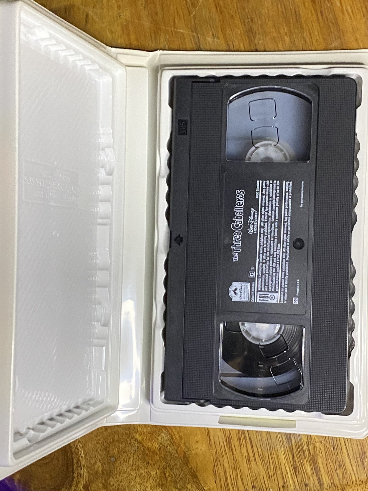 Walt Disney's The Three Caballeros VHS W/ Original Inserts