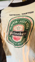 Vintage 90s Heineken Official Taster Raglan Long Sleeve Beer Promo Shirt USA