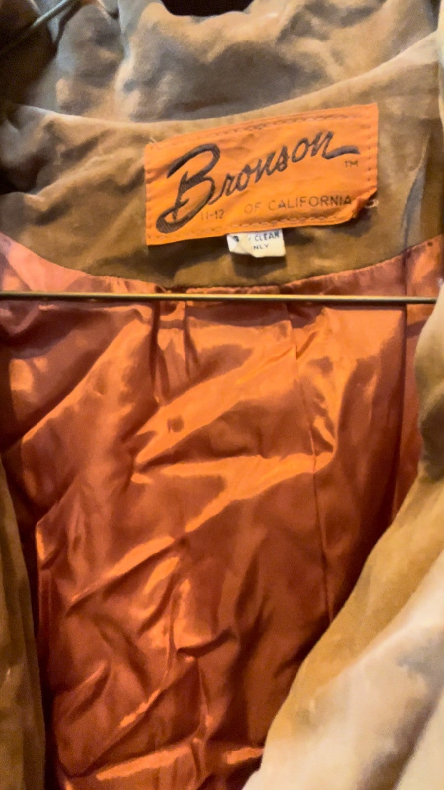Vintage Bronson of California Brown Velvet Blazer Women's Medium Classic Jacket