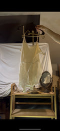 1970's Body Lites Vintage Slip L Beige Great  Condition