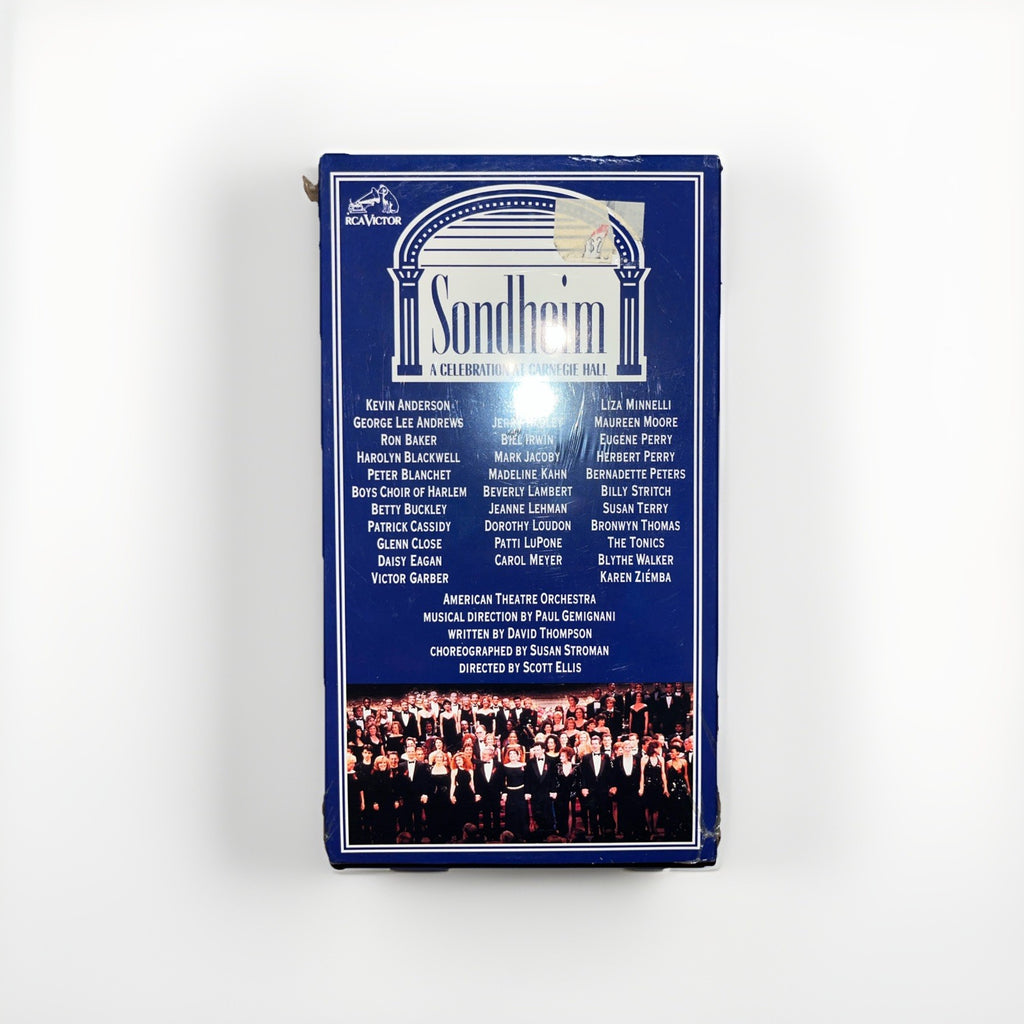 Vintage📼 Sondheim: A Celebration At Carnegie Hall (VHS, 1993) SEALED RCA Victor