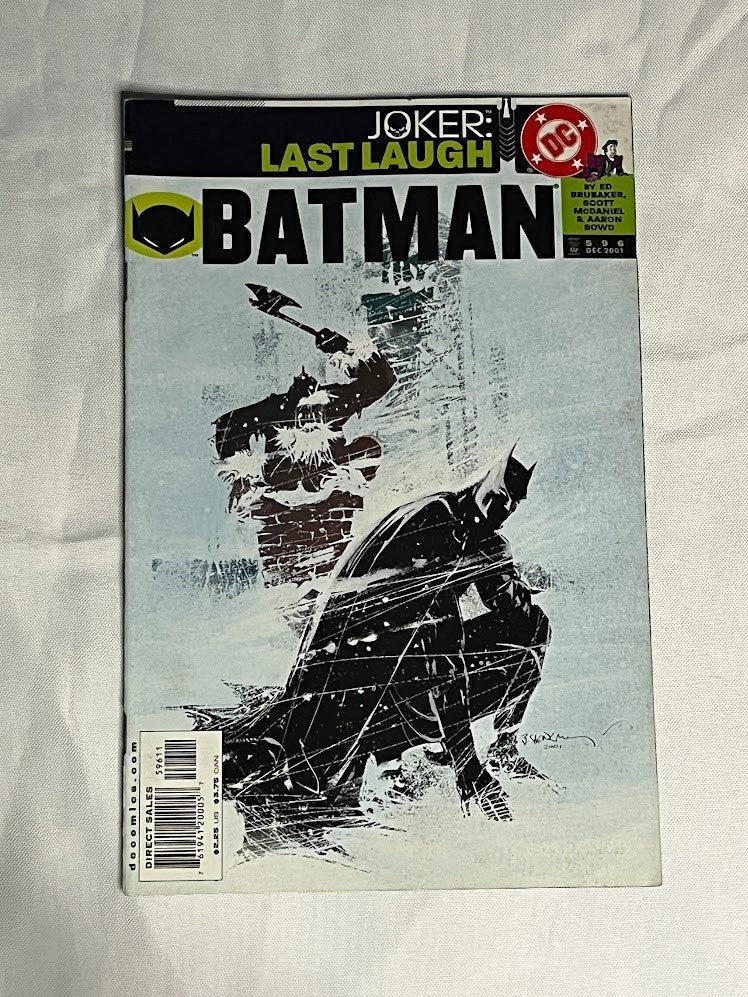 BATMAN 596 Joker Last Laugh Tie-In  2001 McDaniel art DC COMICS
