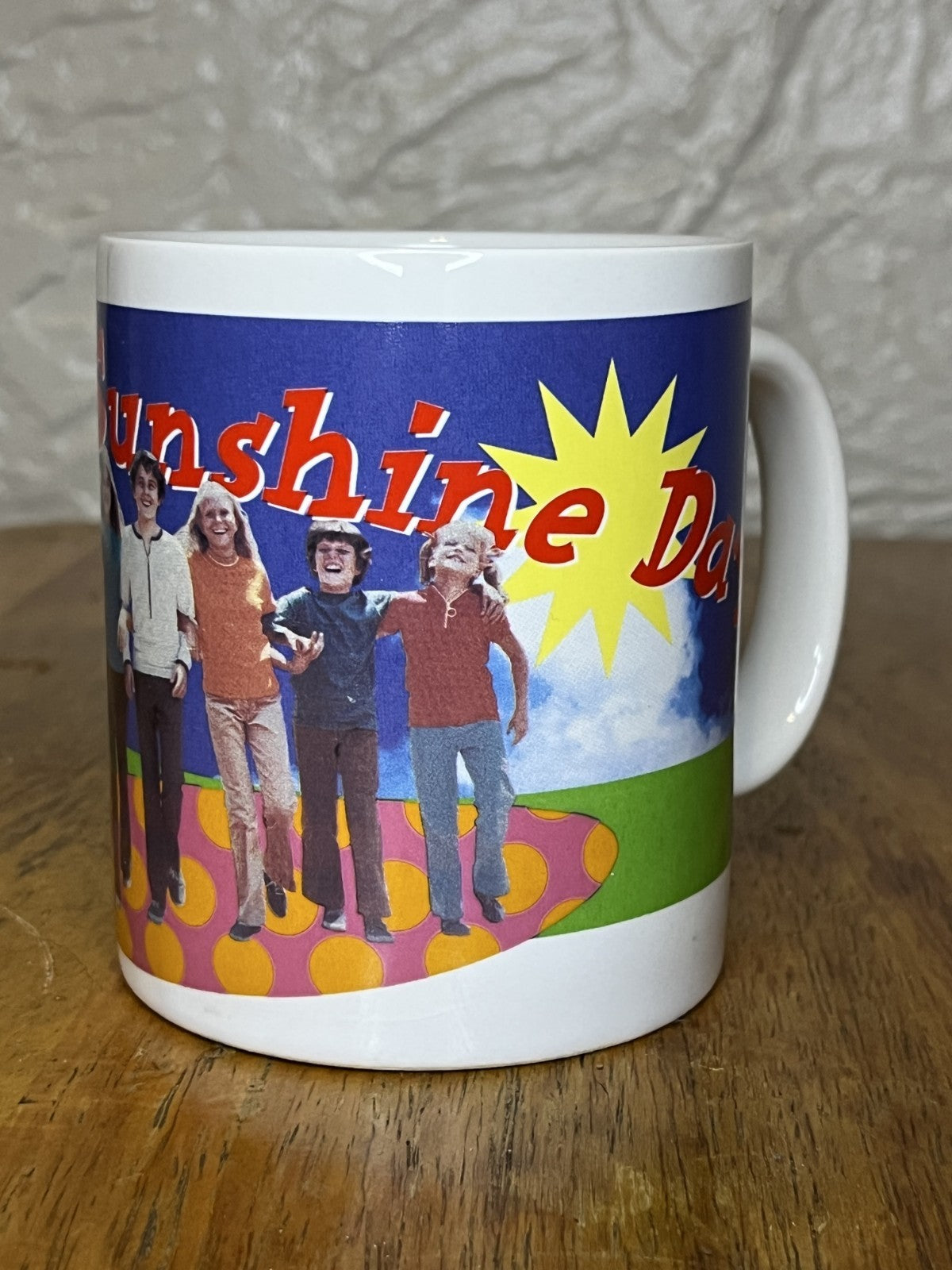 Brady Bunch Ceramic Coffee Mug Cup-HAVE A SUNSHINE DAY *Excellent Condition