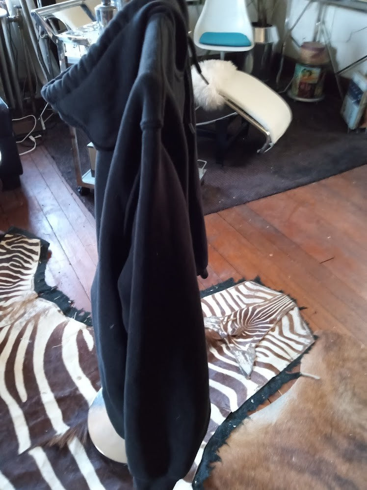 Carhartt Hoodie Medium — Loose Fit — Black — Big Logo Hooded Sweatshirt — Workwe