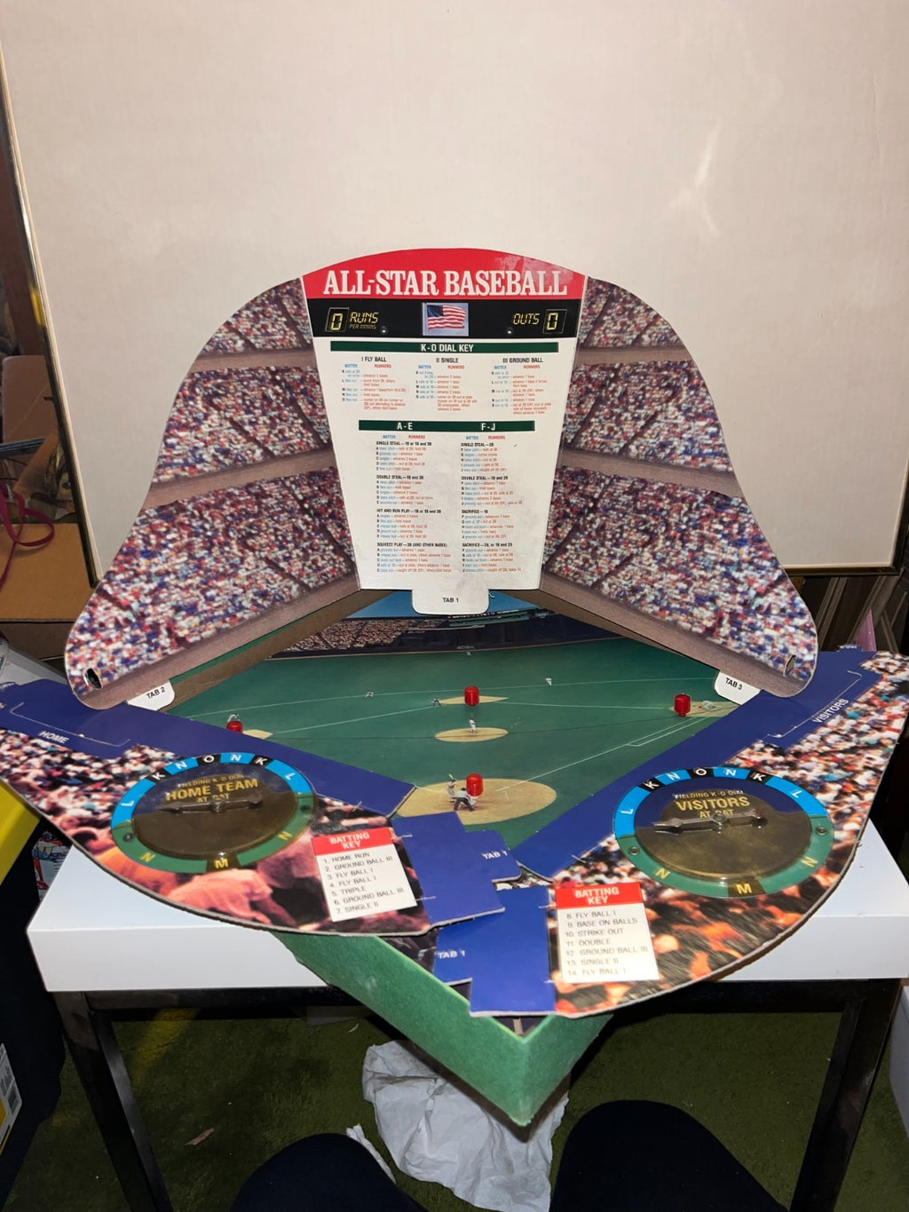 Vintage 1989 MLB All-Star Baseball Game Cadaco No. 283 COMPLETE 62 Player Discs