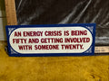 An energy crisis is being fifty and getting involved with someone twenty sign pf