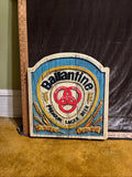 Vintage 1970s Ballantine Premium Lager Beer Vacuform Wall Sign (16.5" x 17.75")
 pf