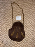 Crossbody gold toned tassels Purse pfg